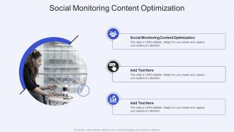 Social Monitoring Content Optimization In Powerpoint And Google Slides Cpb