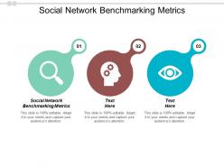 Social network benchmarking metrics ppt powerpoint presentation inspiration graphics example cpb
