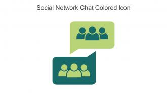 Social Network Chat Colored Icon In Powerpoint Pptx Png And Editable Eps Format