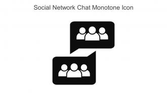 Social Network Chat Monotone Icon In Powerpoint Pptx Png And Editable Eps Format