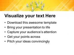 Social network community team communication powerpoint templates ppt themes and graphics