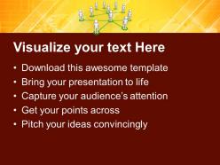 Social network community team communication powerpoint templates ppt themes and graphics