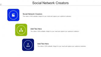 Social Network Creators Ppt Powerpoint Presentation Themes Cpb