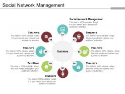 Social network management ppt powerpoint presentation gallery master slide cpb