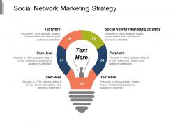 Social network marketing strategy ppt powerpoint presentation model slideshow cpb