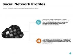 Social network profiles networks ppt powerpoint presentation show files