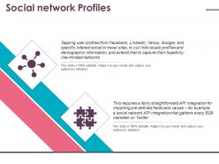 Social network profiles ppt gallery slide download