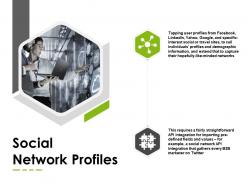 Social network profiles puzzle marketing ppt powerpoint presentation infographics microsoft