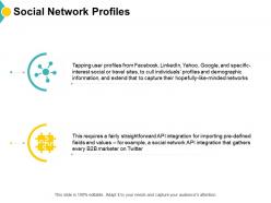 Social network profiles puzzle ppt powerpoint presentation inspiration rules