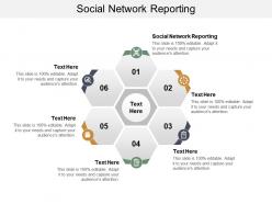 Social network reporting ppt powerpoint presentation file themes cpb