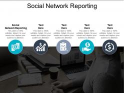 Social network reporting ppt powerpoint presentation gallery guide cpb