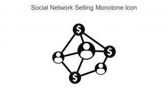 Social Network Selling Monotone Icon In Powerpoint Pptx Png And Editable Eps Format