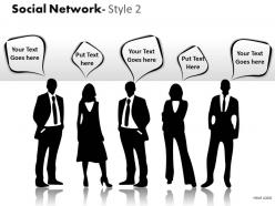 Social network style 2 diagram 6