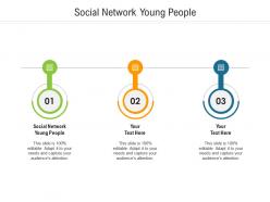 Social network young people ppt powerpoint presentation infographics deck cpb