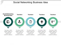 Social networking business idea ppt powerpoint presentation styles picture cpb