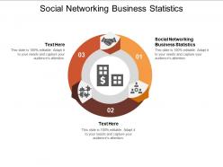 Social networking business statistics ppt powerpoint presentation professional slide download cpb