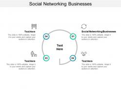 Social networking businesses ppt powerpoint presentation topics cpb