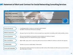 Social Networking Consulting Proposal Powerpoint Presentation Slides