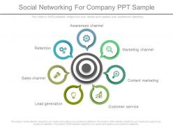 Social Networking For Company Ppt Sample