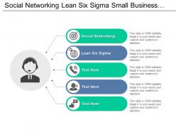 Social networking lean six sigma small business financing cpb