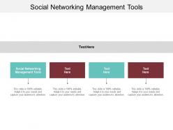 Social networking management tools ppt powerpoint presentation infographic template brochure cpb