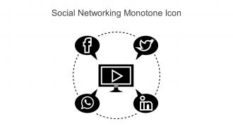 Social Networking Monotone Icon In Powerpoint Pptx Png And Editable Eps Format