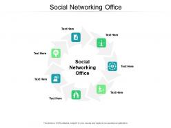 Social networking office ppt powerpoint presentation infographics graphics tutorials cpb