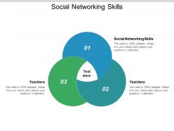 Social networking skills ppt powerpoint presentation ideas gridlines cpb