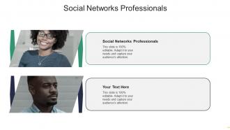 Social networks professionals ppt powerpoint presentation infographic template graphics cpb