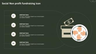 Social Non Profit Fundraising Icon