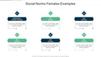 Social Norms Females Examples In Powerpoint And Google Slides Cpb