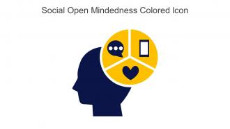 Social Open Mindedness Colored Icon In Powerpoint Pptx Png And Editable Eps Format