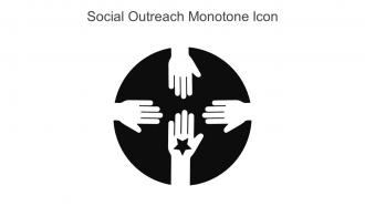 Social Outreach Monotone Icon In Powerpoint Pptx Png And Editable Eps Format
