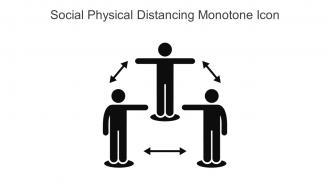 Social Physical Distancing Monotone Icon In Powerpoint Pptx Png And Editable Eps Format