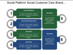 Social platform social customer care brand recognition store customer