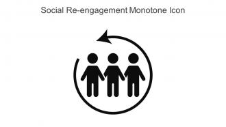 Social Re Engagement Monotone Icon In Powerpoint Pptx Png And Editable Eps Format