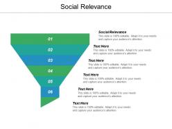 Social relevance ppt powerpoint presentation ideas samples cpb