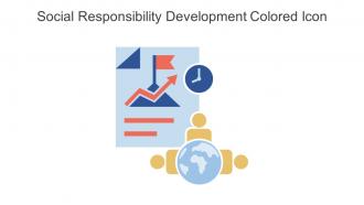 Social Responsibility Development Colored Icon In Powerpoint Pptx Png And Editable Eps Format