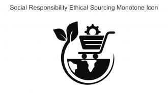 Social Responsibility Ethical Sourcing Monotone Icon In Powerpoint Pptx Png And Editable Eps Format