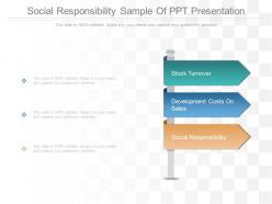 Social responsibility sample of ppt presentation