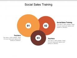 Social sales training ppt powerpoint presentation outline mockup cpb