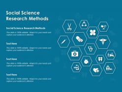 Social science research methods ppt powerpoint presentation icon graphic tips