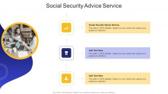 Social Security Advice Service In Powerpoint And Google Slides Cpb