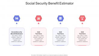 Social Security Benefit Estimator In Powerpoint And Google Slides Cpb