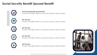 Social Security Benefit Spousal Benefit In Powerpoint And Google Slides Cpb