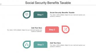 Social Security Benefits Taxable Ppt Powerpoint Presentation Slides Graphic Tips Cpb