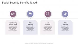 Social Security Benefits Taxed In Powerpoint And Google Slides Cpb