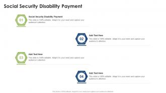 Social Security Disability Payment In Powerpoint And Google Slides Cpb