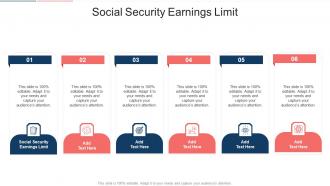 Social Security Earnings Limit In Powerpoint And Google Slides Cpb
