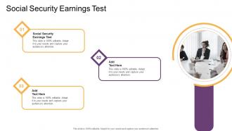 Social Security Earnings Test In Powerpoint And Google Slides Cpb